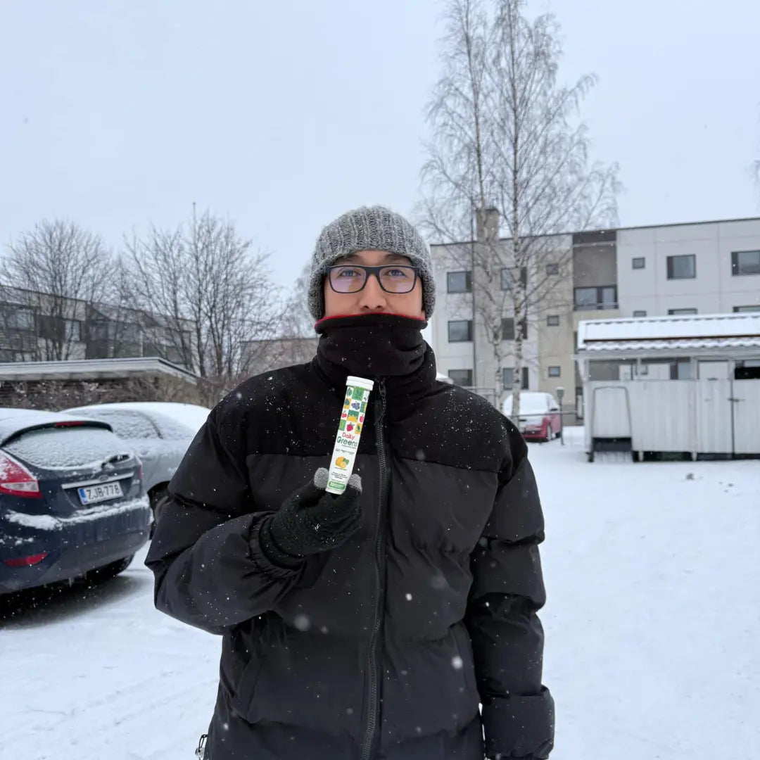 Daily Greens Detox & Cleanse – Detox Naturally with Superfood-Packed Effervescent Tablets (20 Tabs)