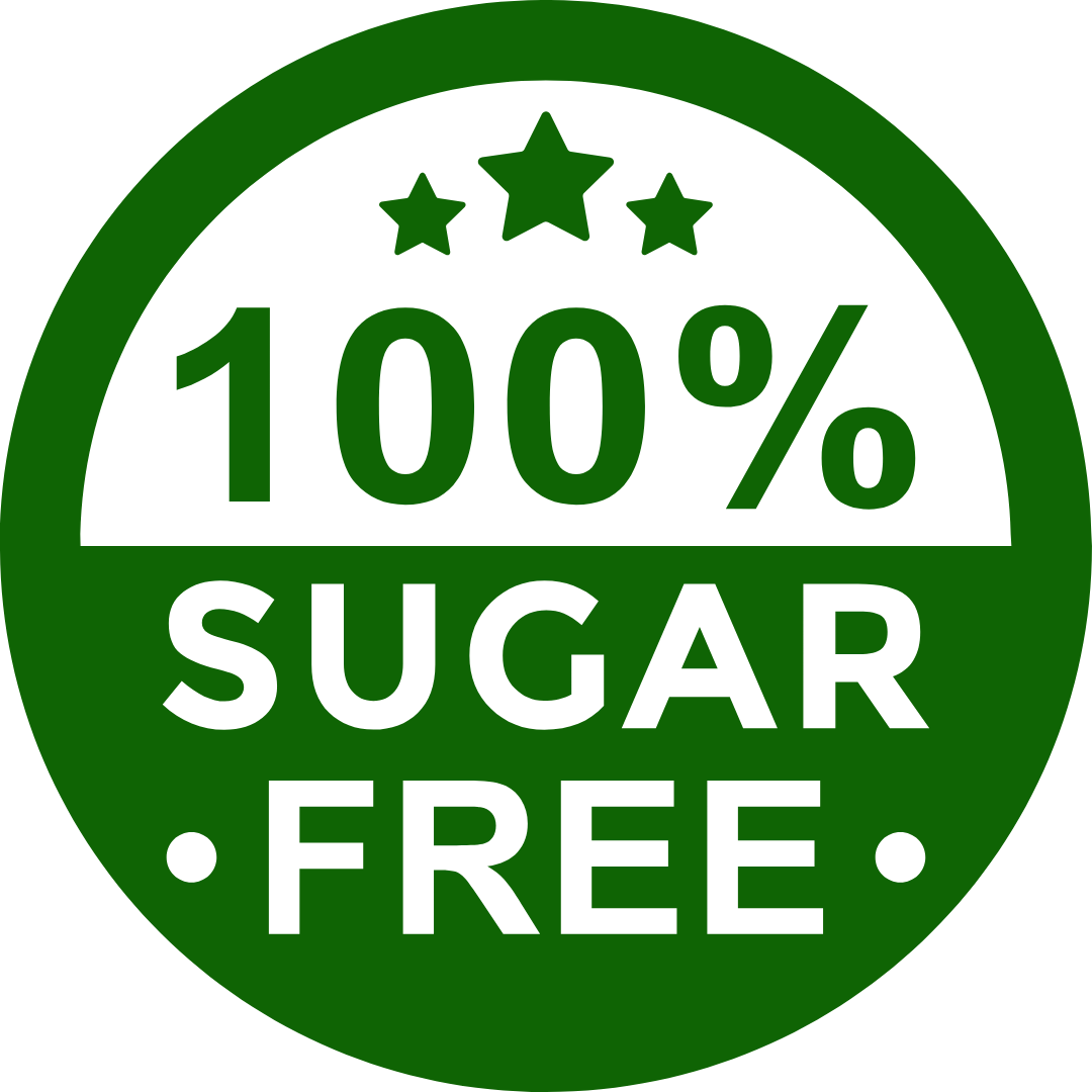 <p><strong>100% Sugar FREE</strong></p>