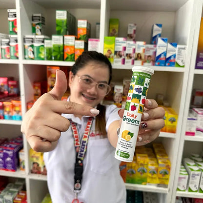 Daily Greens Detox & Cleanse – Detox Naturally with Superfood-Packed Effervescent Tablets (20 Tabs)